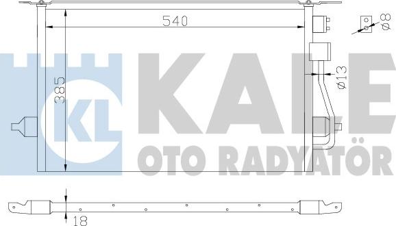 KALE OTO RADYATÖR 342880 - Kondenser, kondisioner furqanavto.az