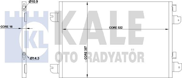 KALE OTO RADYATÖR 342830 - Kondenser, kondisioner furqanavto.az