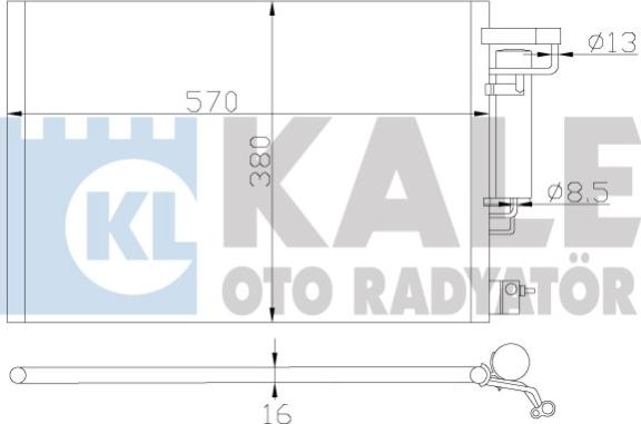 KALE OTO RADYATÖR 342870 - Kondenser, kondisioner furqanavto.az