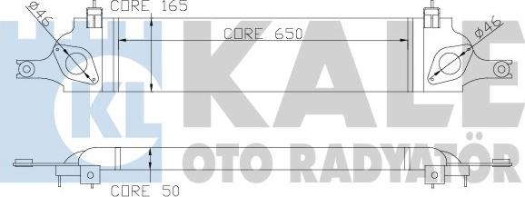 KALE OTO RADYATÖR 342350 - Intercooler, şarj cihazı furqanavto.az