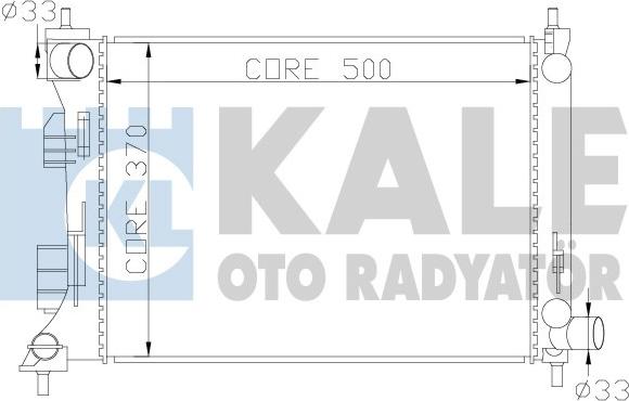 KALE OTO RADYATÖR 342285 - Radiator, mühərrikin soyudulması furqanavto.az