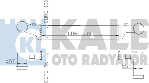 KALE OTO RADYATÖR 347400 - Intercooler, şarj cihazı furqanavto.az