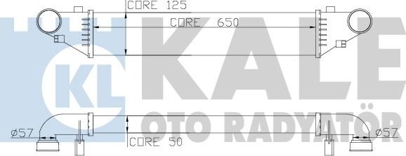 KALE OTO RADYATÖR 347500 - Intercooler, şarj cihazı furqanavto.az