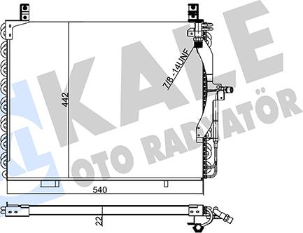 KALE OTO RADYATÖR 354055 - Kondenser, kondisioner furqanavto.az