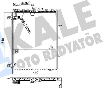 KALE OTO RADYATÖR 354065 - Kondenser, kondisioner furqanavto.az