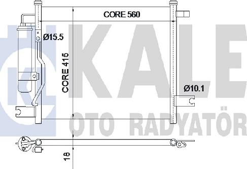 KALE OTO RADYATÖR 350550 - Kondenser, kondisioner furqanavto.az