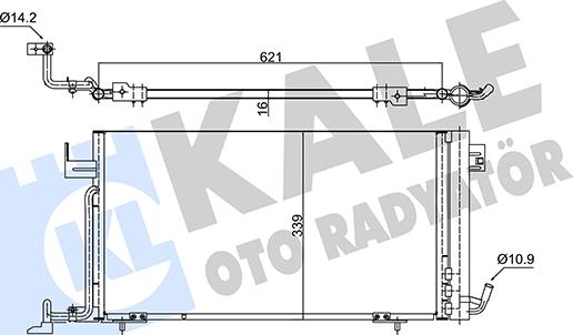 KALE OTO RADYATÖR 350660 - Kondenser, kondisioner furqanavto.az