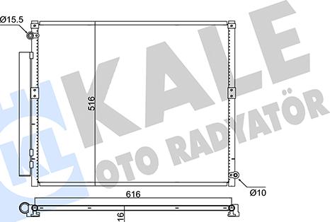 KALE OTO RADYATÖR 350680 - Kondenser, kondisioner furqanavto.az