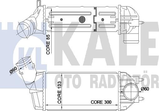 KALE OTO RADYATÖR 350815 - Intercooler, şarj cihazı furqanavto.az