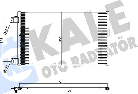 KALE OTO RADYATÖR 358220 - Kondenser, kondisioner furqanavto.az