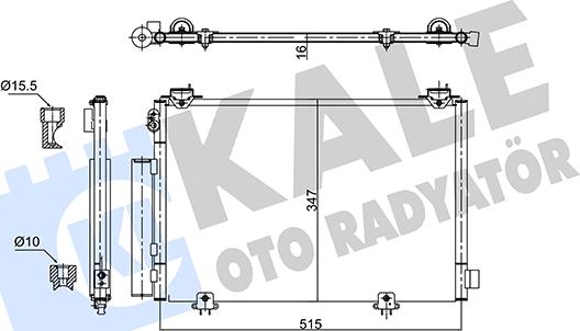 KALE OTO RADYATÖR 353055 - Kondenser, kondisioner furqanavto.az