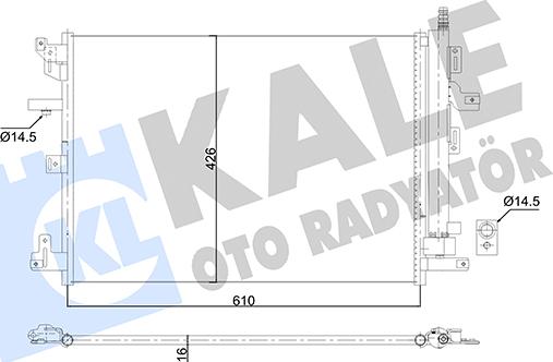 KALE OTO RADYATÖR 353070 - Kondenser, kondisioner furqanavto.az