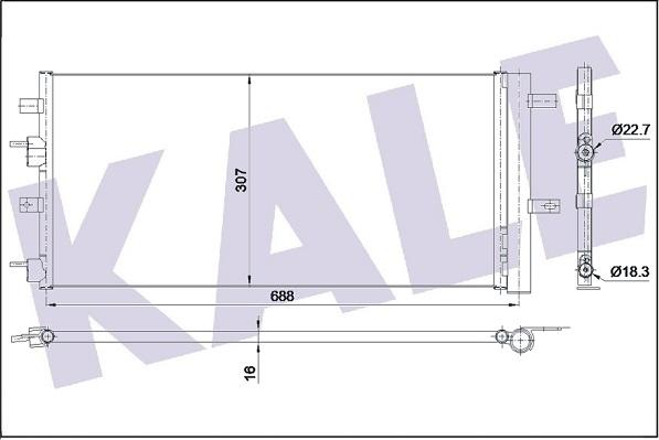 KALE OTO RADYATÖR 353160 - Kondenser, kondisioner furqanavto.az