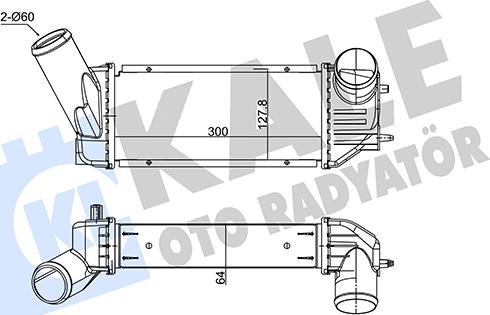 KALE OTO RADYATÖR 352490 - Intercooler, şarj cihazı furqanavto.az