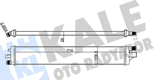 KALE OTO RADYATÖR 352365 - Aşağı temperatur soyuducu, intercooler furqanavto.az