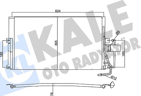 KALE OTO RADYATÖR 357880 - Kondenser, kondisioner furqanavto.az