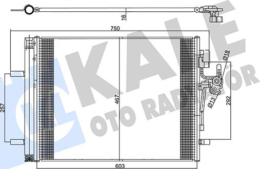 KALE OTO RADYATÖR 357825 - Kondenser, kondisioner furqanavto.az