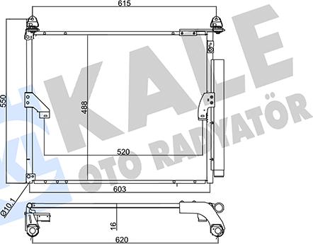 KALE OTO RADYATÖR 357375 - Kondenser, kondisioner furqanavto.az