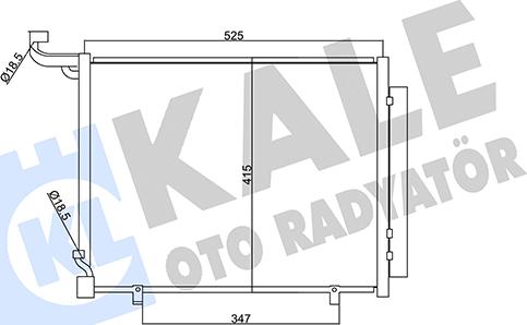 KALE OTO RADYATÖR 357720 - Kondenser, kondisioner furqanavto.az