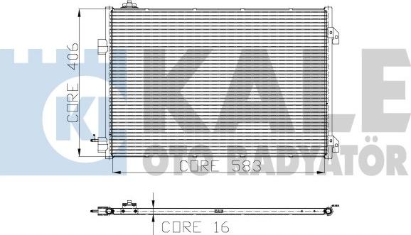 KALE OTO RADYATÖR 300200 - Kondenser, kondisioner furqanavto.az