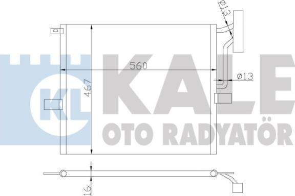 KALE OTO RADYATÖR 384800 - Kondenser, kondisioner furqanavto.az