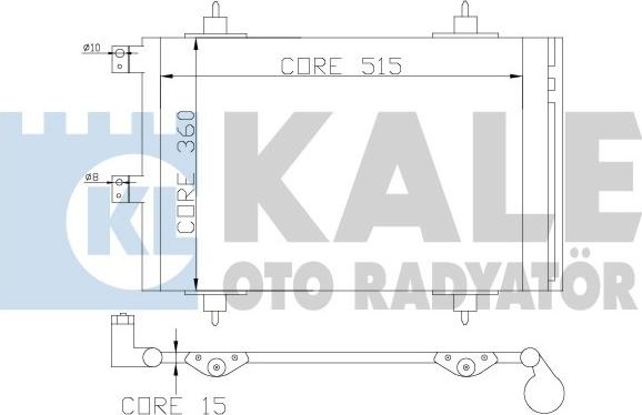 KALE OTO RADYATÖR 385600 - Kondenser, kondisioner furqanavto.az