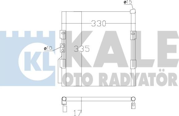 KALE OTO RADYATÖR 386800 - Kondenser, kondisioner furqanavto.az