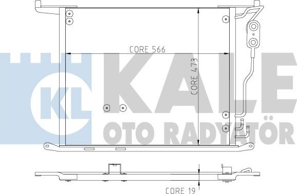 KALE OTO RADYATÖR 381400 - Kondenser, kondisioner furqanavto.az