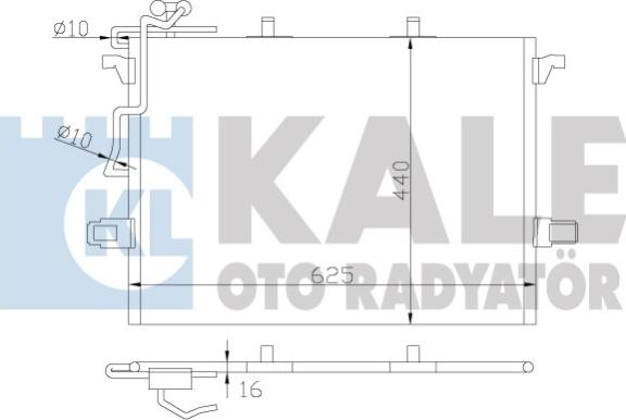 KALE OTO RADYATÖR 381600 - Kondenser, kondisioner furqanavto.az