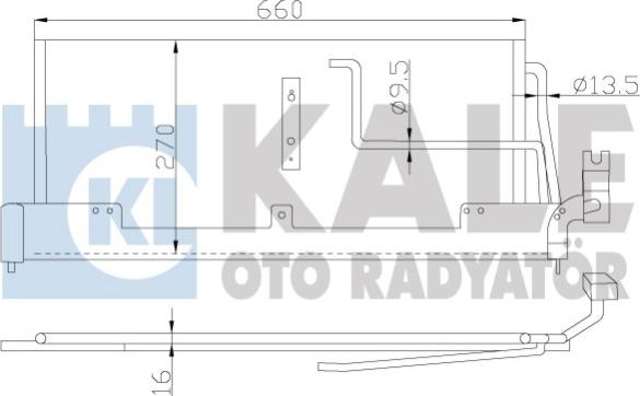 KALE OTO RADYATÖR 388800 - Kondenser, kondisioner furqanavto.az