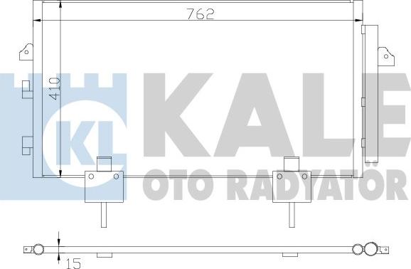 KALE OTO RADYATÖR 383400 - Kondenser, kondisioner furqanavto.az