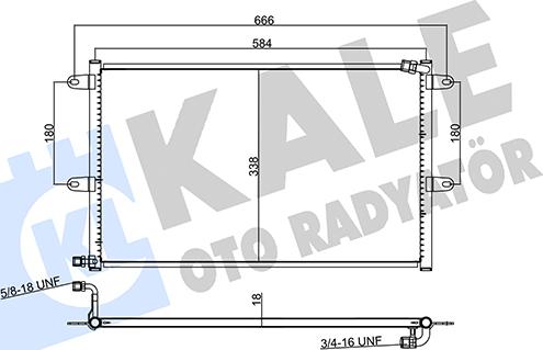 KALE OTO RADYATÖR 382505 - Kondenser, kondisioner furqanavto.az