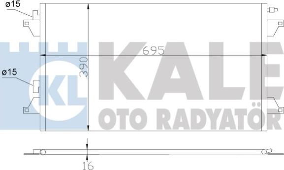 KALE OTO RADYATÖR 382500 - Kondenser, kondisioner furqanavto.az