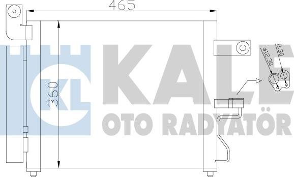 KALE OTO RADYATÖR 379100 - Kondenser, kondisioner furqanavto.az