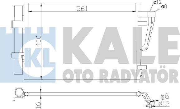 KALE OTO RADYATÖR 379200 - Kondenser, kondisioner furqanavto.az