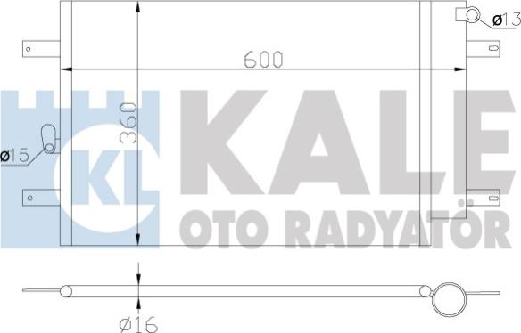 KALE OTO RADYATÖR 375900 - Kondenser, kondisioner furqanavto.az