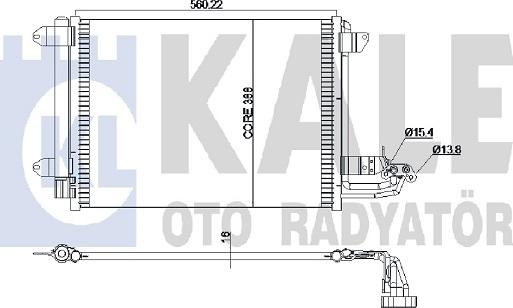 KALE OTO RADYATÖR 375400 - Kondenser, kondisioner furqanavto.az