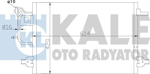 KALE OTO RADYATÖR 375600 - Kondenser, kondisioner furqanavto.az