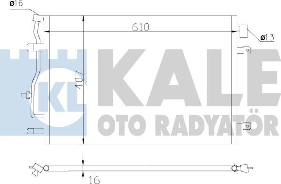 KALE OTO RADYATÖR 375700 - Kondenser, kondisioner furqanavto.az