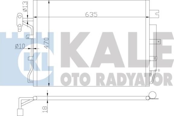 KALE OTO RADYATÖR 378000 - Kondenser, kondisioner furqanavto.az