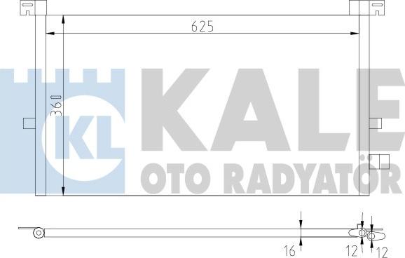 KALE OTO RADYATÖR 378700 - Kondenser, kondisioner furqanavto.az