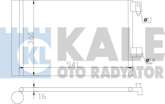 KALE OTO RADYATÖR 377500 - Kondenser, kondisioner furqanavto.az