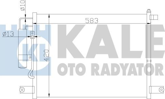 KALE OTO RADYATÖR 377000 - Kondenser, kondisioner furqanavto.az