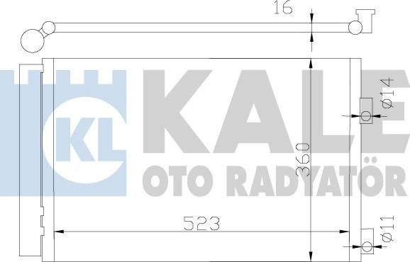 KALE OTO RADYATÖR 377200 - Kondenser, kondisioner furqanavto.az