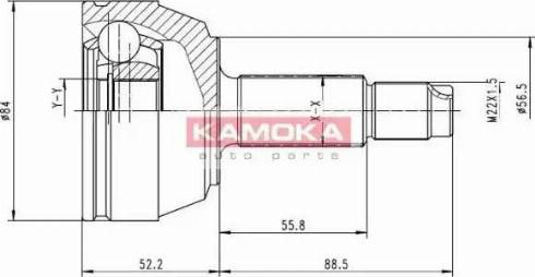 Kamoka 6514 - Birləşmə dəsti, ötürücü val furqanavto.az