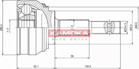 Kamoka 6536 - Birləşmə dəsti, ötürücü val furqanavto.az