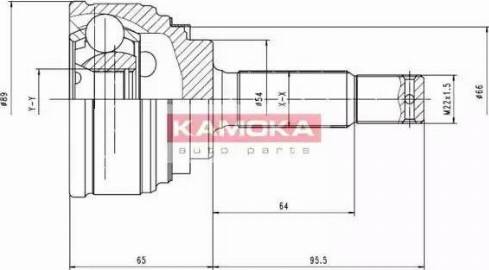 Kamoka 6618 - Birləşmə dəsti, ötürücü val furqanavto.az