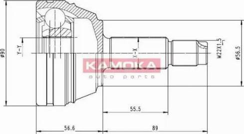 Kamoka 6710 - Birləşmə dəsti, ötürücü val furqanavto.az