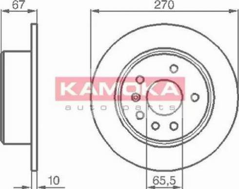 Kamoka 103478 - Əyləc Diski furqanavto.az