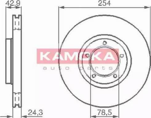 Kamoka 1031696 - Əyləc Diski furqanavto.az